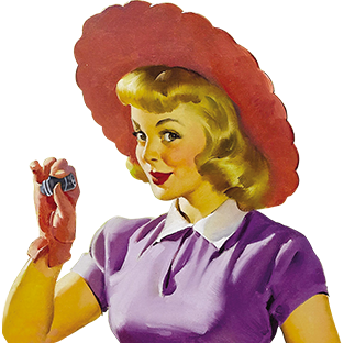 Pinup à droite