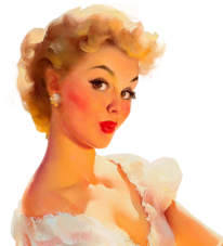 Pinup à gauche